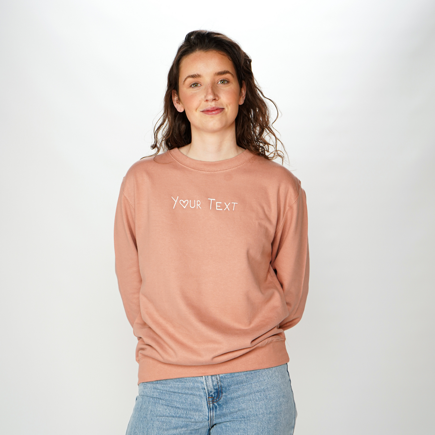 Apperal | Sweaters - Custom Embroidered Text Sweater-Weardies