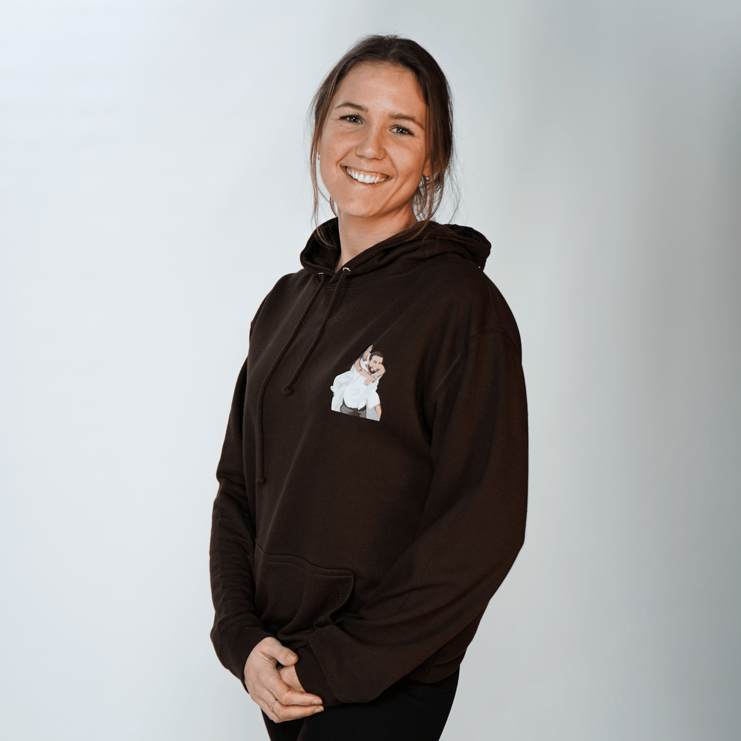 Apparel | Hoodies - Custom Hoodie With Drawing of Picture Printed-Weardies