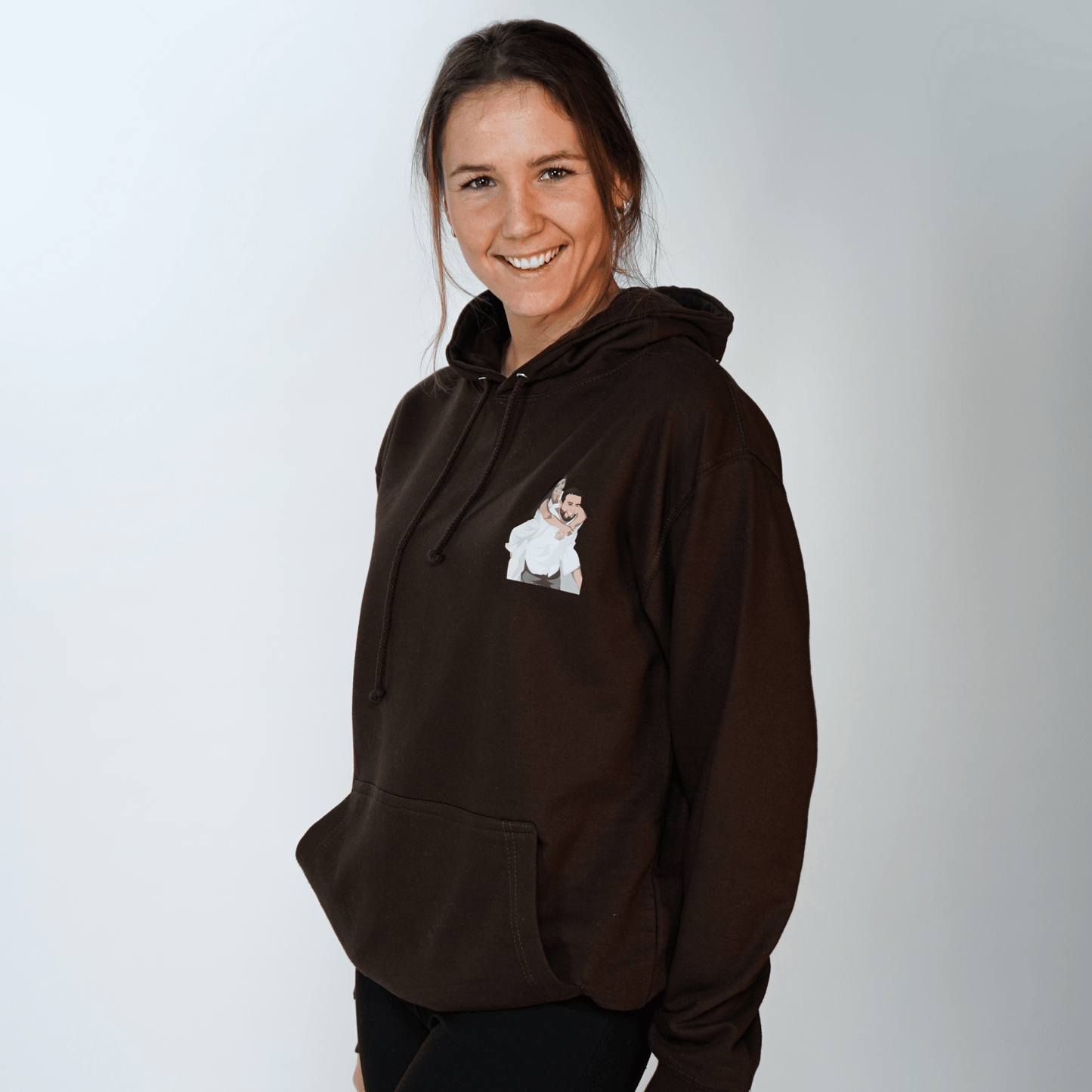 Apparel | Hoodies - Custom Hoodie With Drawing of Picture Printed-Weardies
