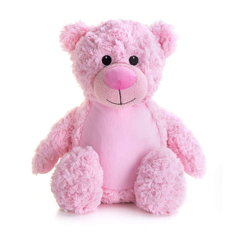 Stuffed Animals | Bears - Custom Embroidered Pink Bear 42cm