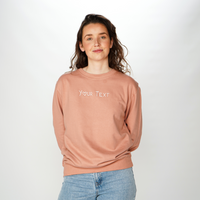 Apperal | Sweaters - Custom Embroidered Text Sweater