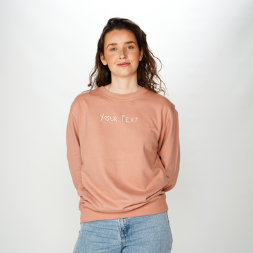 Apperal | Sweaters - Custom Embroidered Text Sweater-Weardies