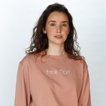 Apperal | Sweaters - Custom Embroidered Text Sweater-Weardies