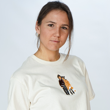 Apperal | T-shirts - Custom Drawing of Picture Embroidered-Weardies