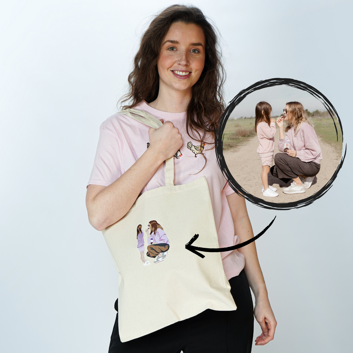 Accessoires | Tote Bags - Custom Picture Embroidery