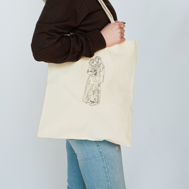 Accessoires | Tote Bags - Custom Line Drawing of Picture Embroidered