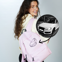 Accessoires | Backpacks - Custom Car Line Drawing Embroidery
