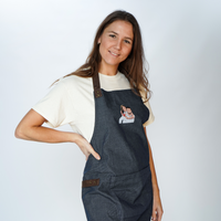 Apparel | Leather Straps Apron - Custom Drawing Of Picture Printed-Weardies