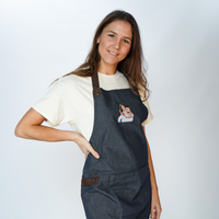 Apparel | Leather Straps Apron - Custom Drawing Of Picture Printed