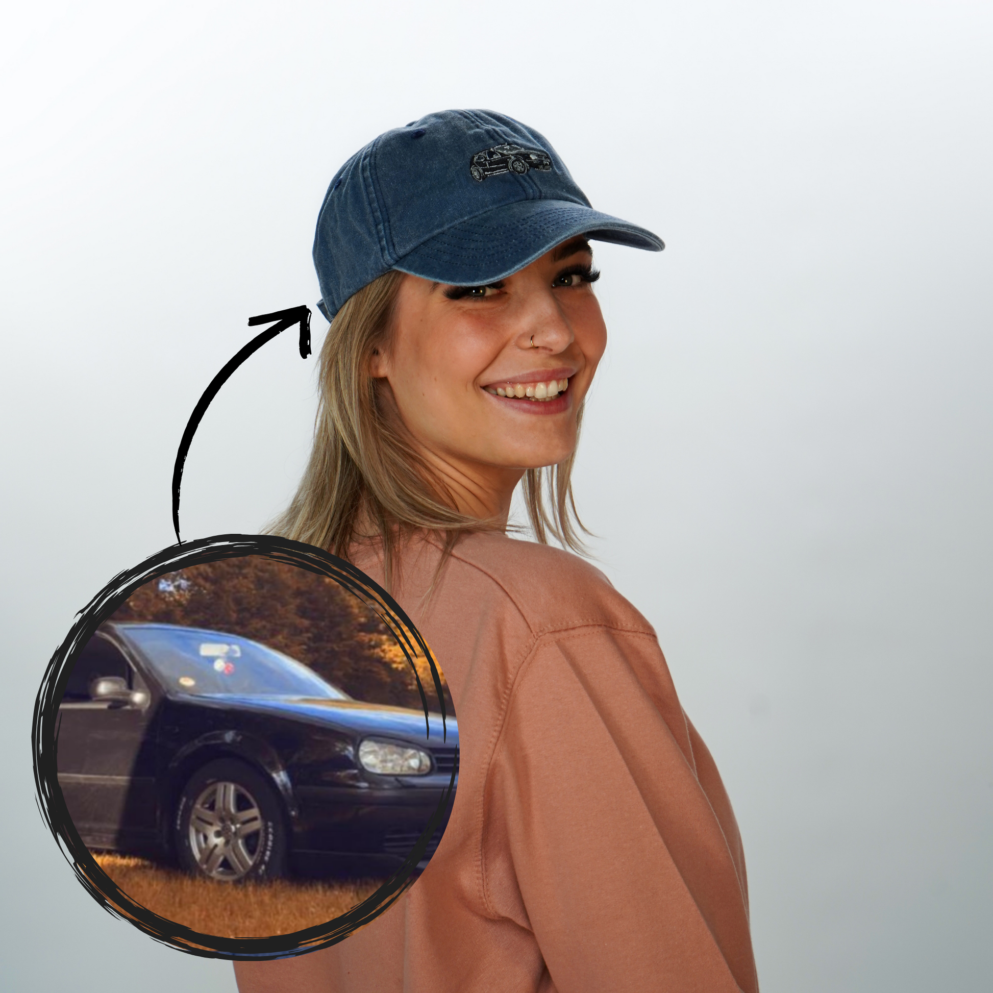 Apparel | Vintage Cap - Custom Car Embroidery-Weardies