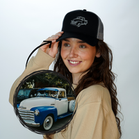 Apperal | Trucker Cap - Custom Car Line Drawing Embroidery